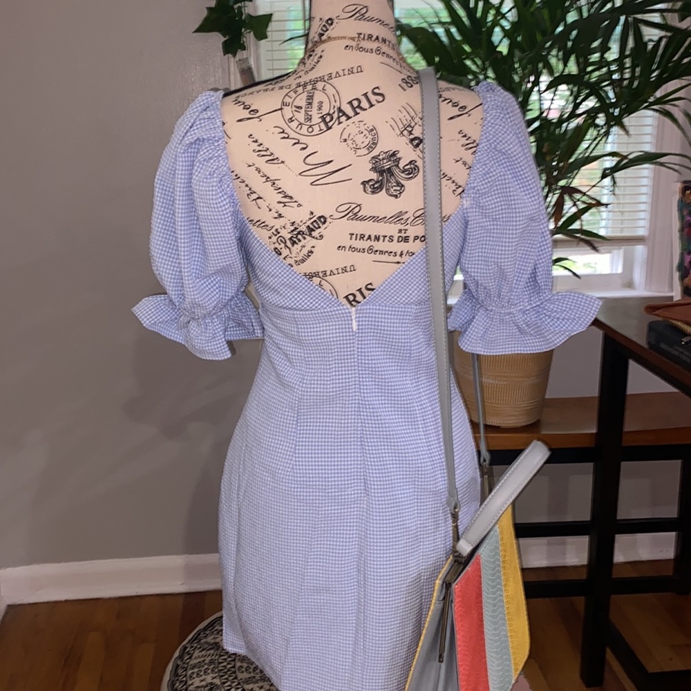 Fashion Nova Vintage Puff Sleeve Mini Dress - Picture 4 of 7